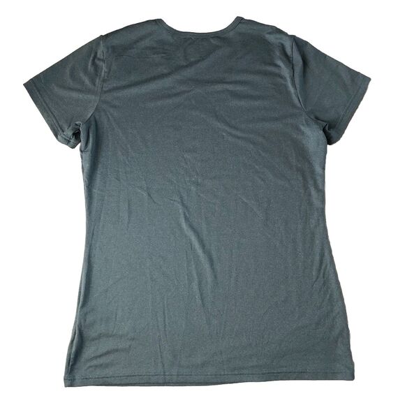 32 Degrees Cool Women’s Scoop Neck T-Shirt Short Sleeve Blue Grey Size Medium - Picture 3 of 12